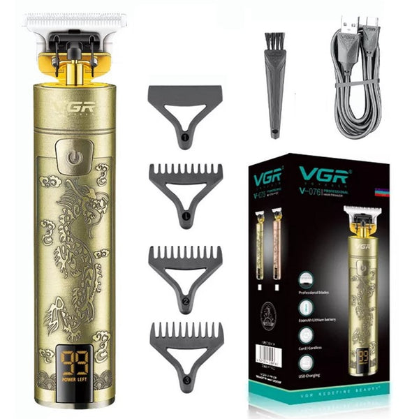 Metal Professional Beard and Hair Trimmer V-076