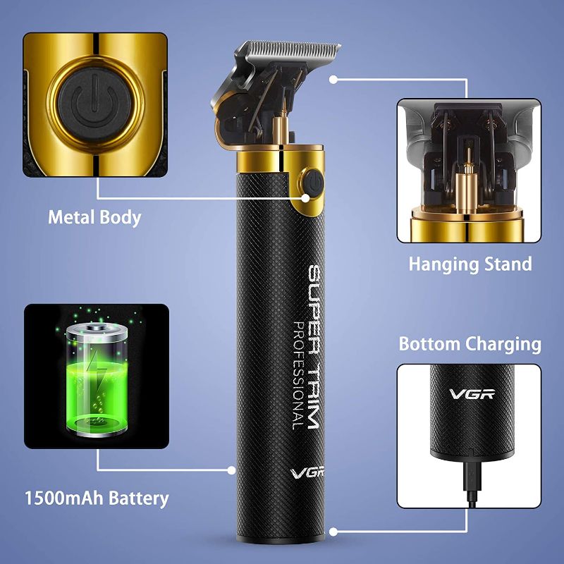 Professional Metal Hair Trimmer V-082