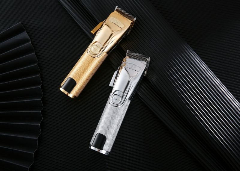 Professional Metal Gold Hair Clipper V-662