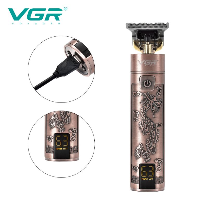 Metal Professional Beard and Hair Trimmer V-076