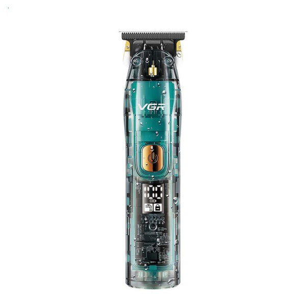 Transparent IPX7 Waterproof Hair Trimmer V-961