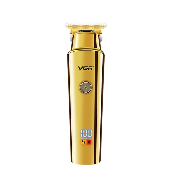 Professional Metal Shiny Gold Hair Trimmer V-947