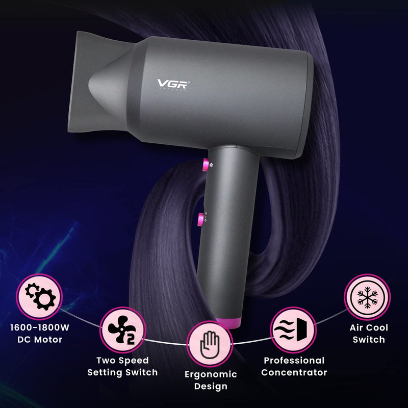 Professional Negative Ion Hair Dryer V-400