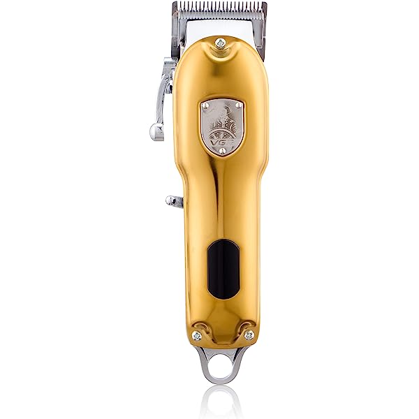 Professional Metal Gold Hair Clipper V-652