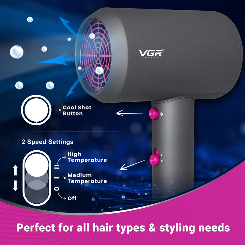 Professional Negative Ion Hair Dryer V-400