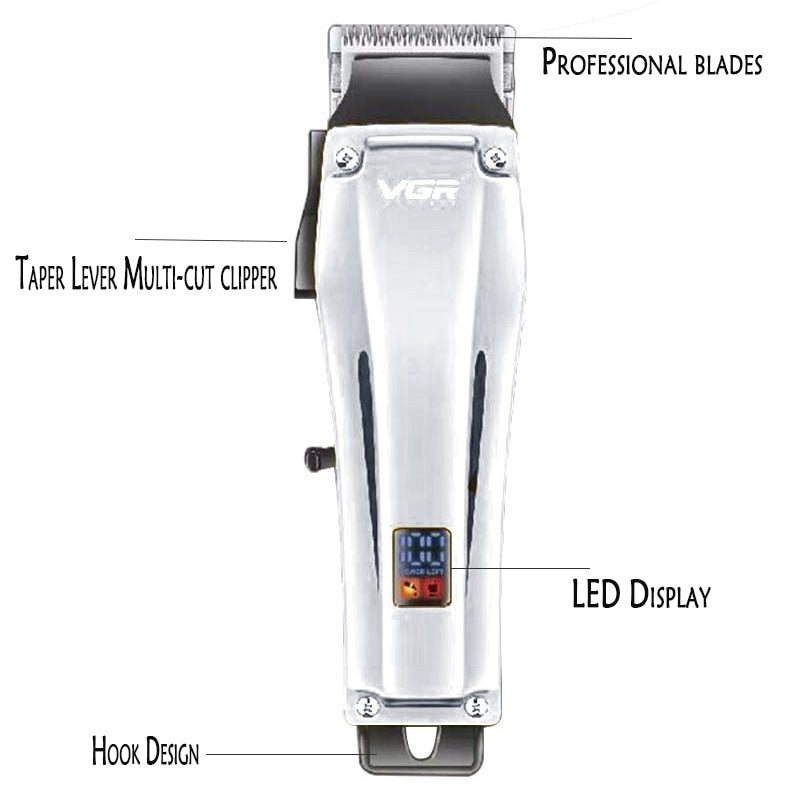 Metal Multipurpose Hair Clipper V-668