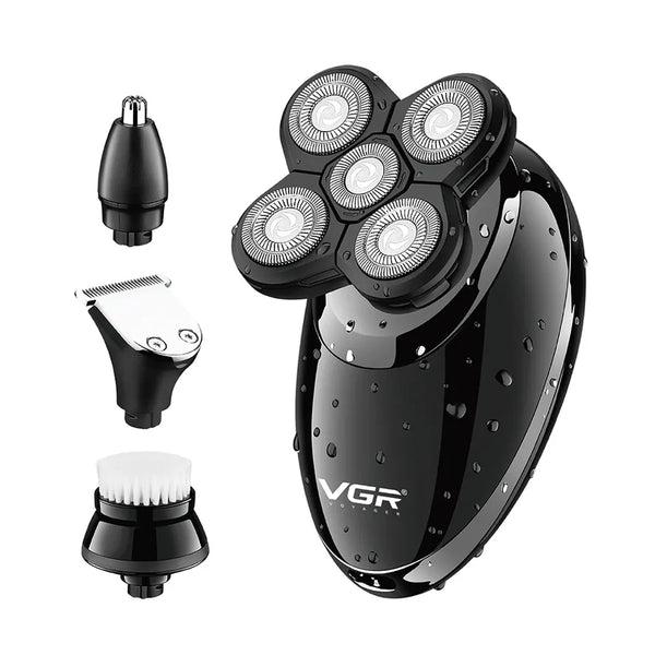 4 in 1 Electric Shaver + Beard Trimmer Kit V-302