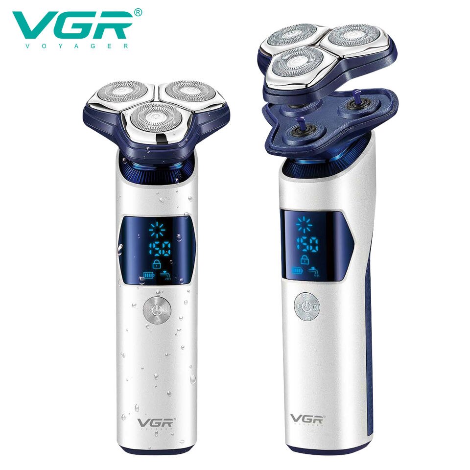 2 in 1 3D Floating Rotary Electric Shaver V-328