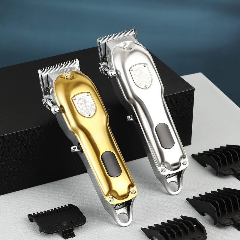 Professional Metal Gold Hair Clipper V-652