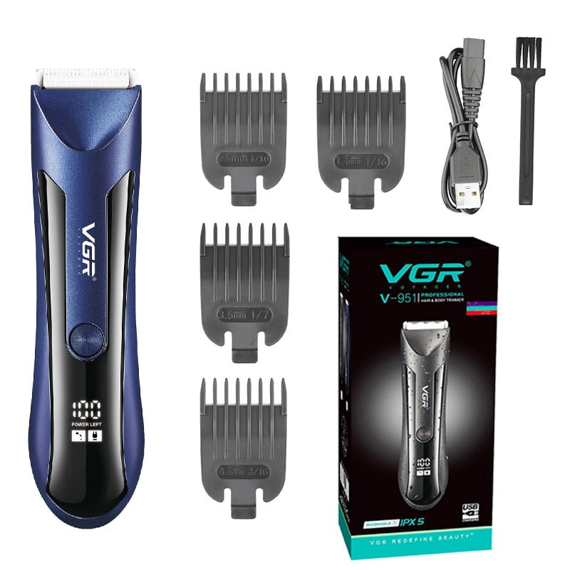 Waterproof Ceramic Blade Hair Trimmer V-951