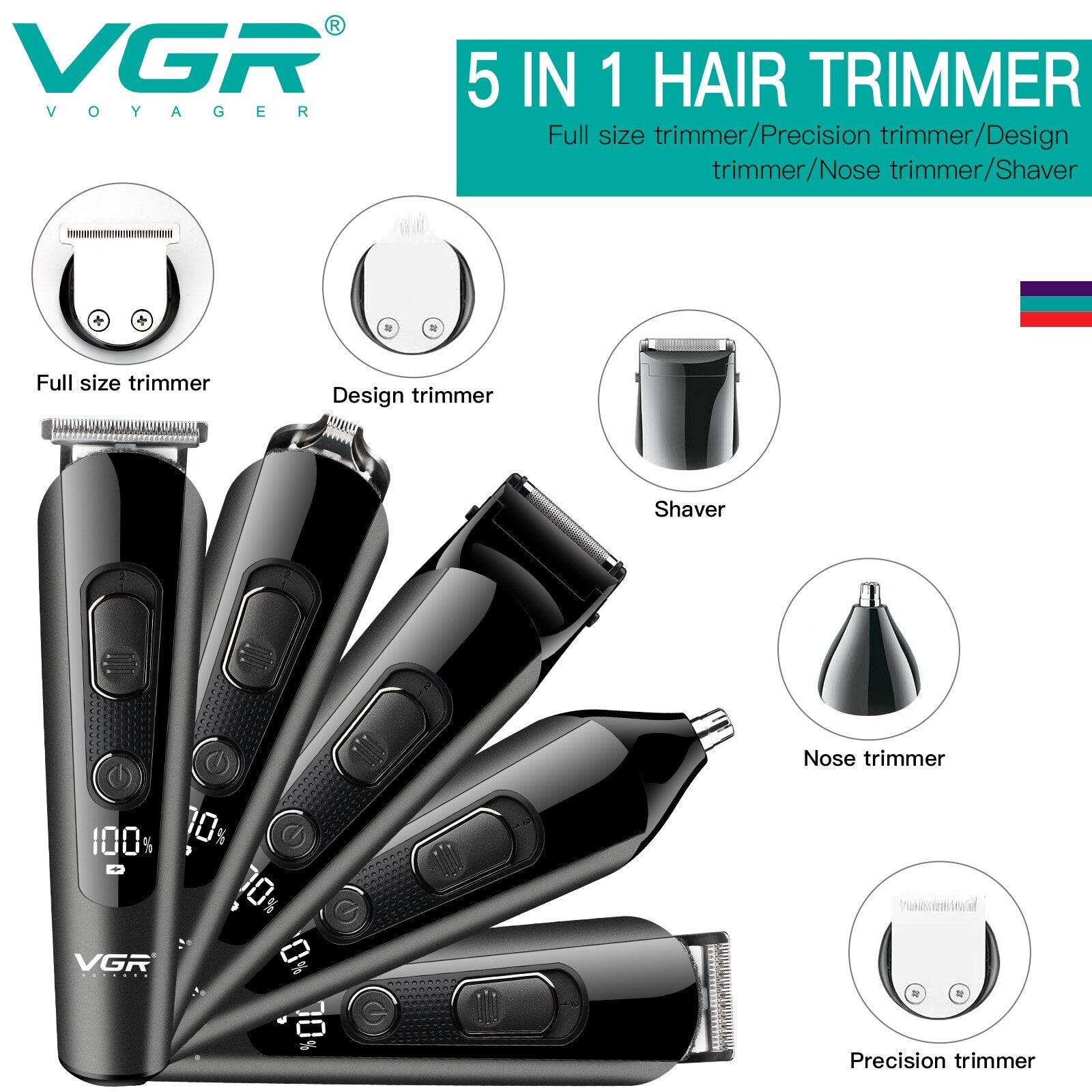 5 in 1 Professional Grooming Kit V-175