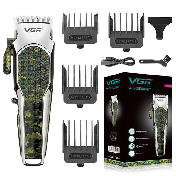 Camouflage Rechargeable Hair Clipper V-299