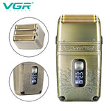 Triple Foil Titanium Electric Shaver and Beard Trimmer V-335