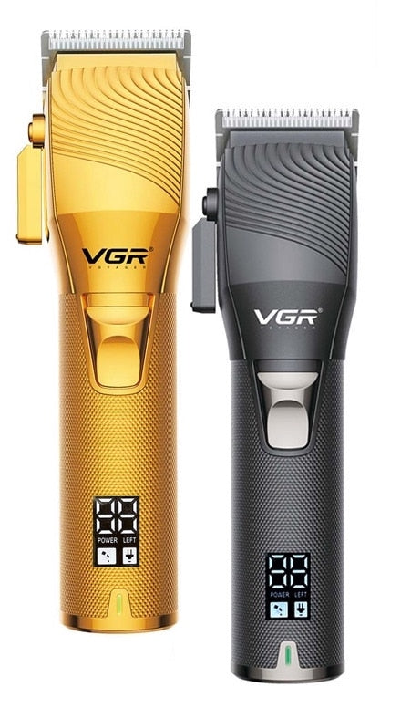 Cordless Metal Hair Clipper With LED Display V-280