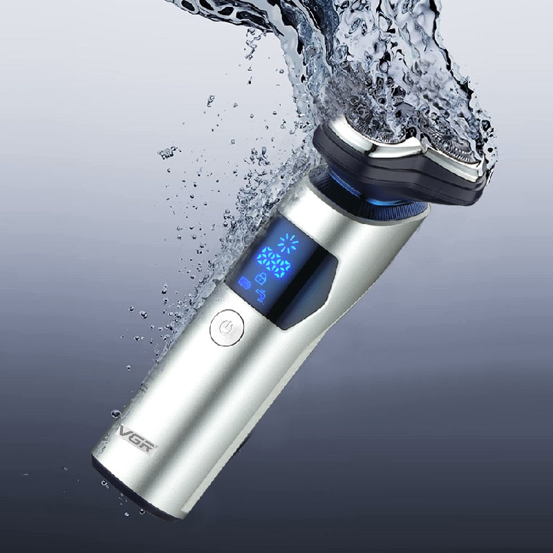 2 in 1 3D Floating Rotary Electric Shaver V-328