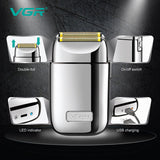 Portable Metal Electric Shaver and Beard Trimmer V-398