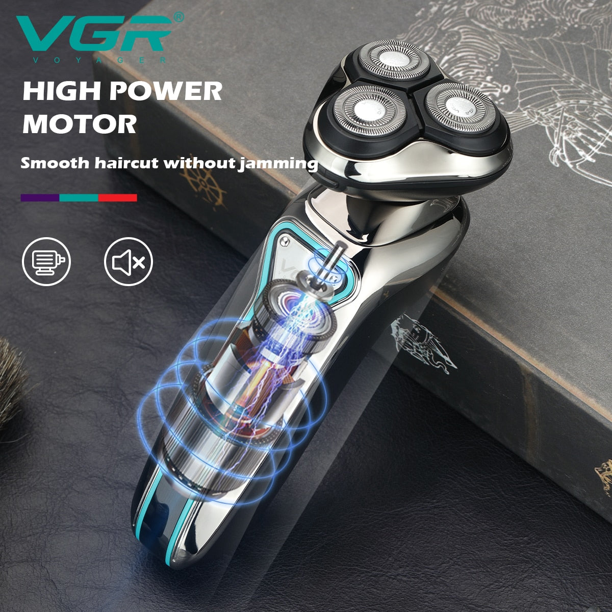 2 in 1 Electric Shaver and Beard Trimmer V-323