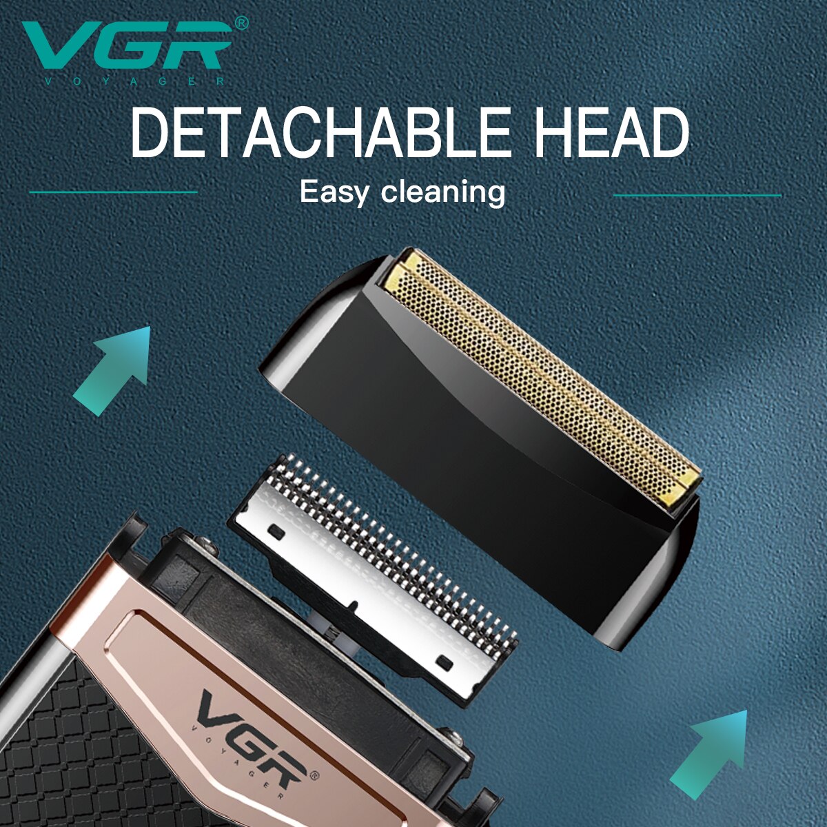 Dual Flexing Foil Electric Shaver V-331