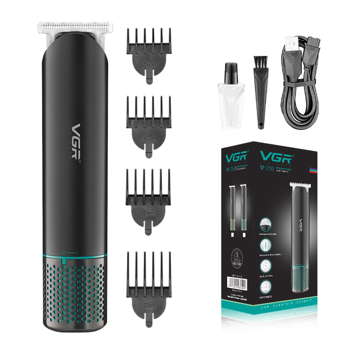 Professional Neon Hair Trimmer V-250