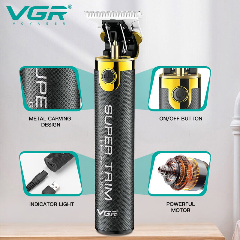 Professional Metal Hair Trimmer V-082