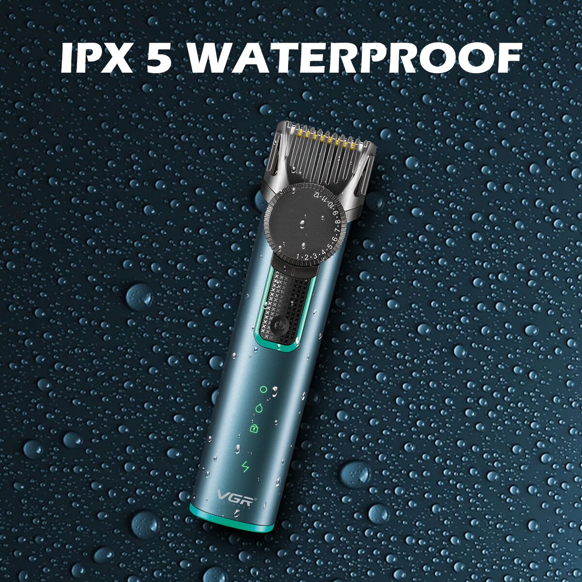 Waterproof Travel Lock Hair Trimmer V-973