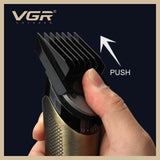 Professional Metal Gold Hair Clipper V-669