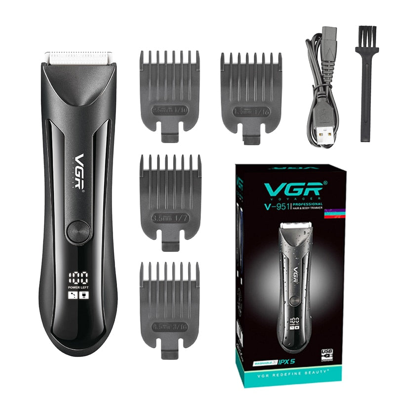 Waterproof Ceramic Blade Hair Trimmer V-951