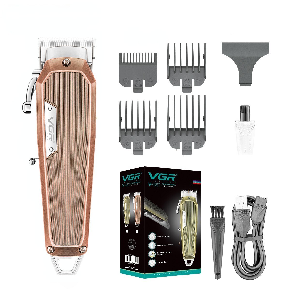 Metal Hair Clipper V-667