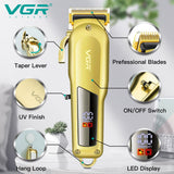 Metal Hair Clipper with LED Display V-278