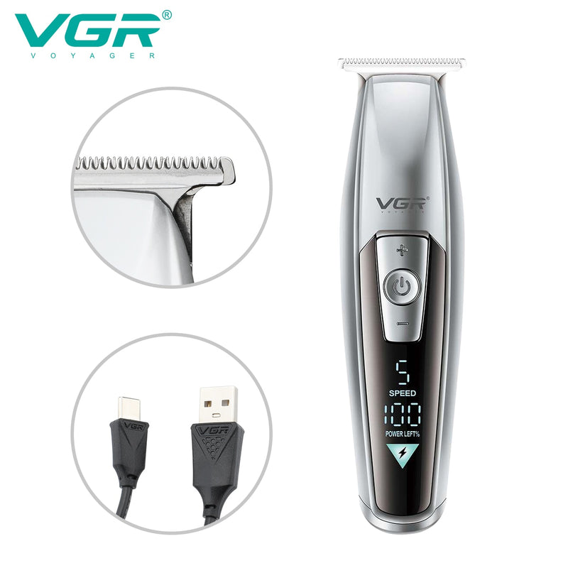 Professional 5 Speed Salon Cordless Hair Trimmer V-970