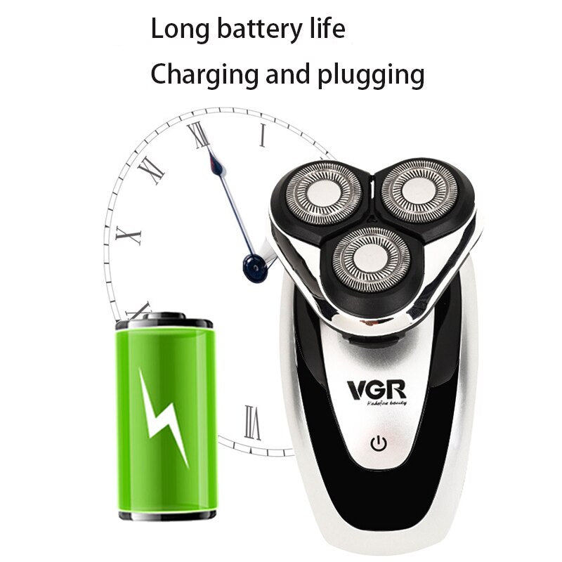 2 in 1 Electric Shaver and Beard Trimmer V-300