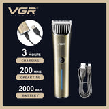 Professional Metal Gold Hair Clipper V-669