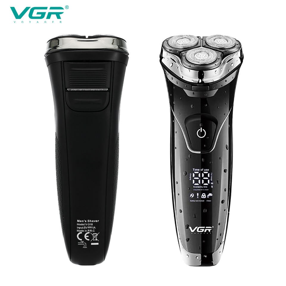 LCD Display Floating Head Electric Shaver V-318