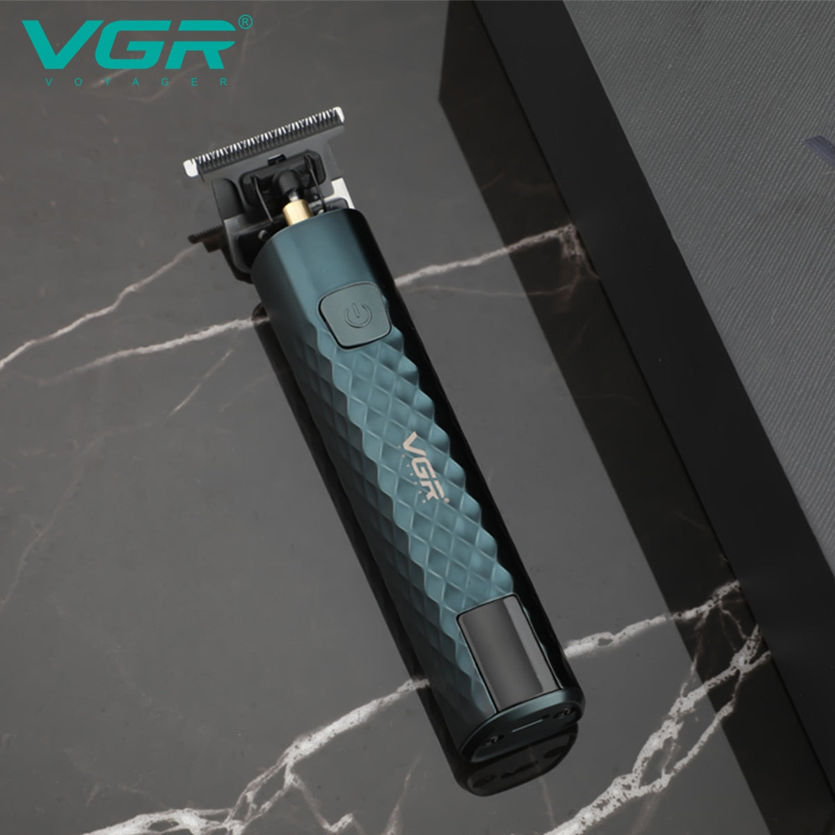 Professional Metal Hair Trimmer with LED Display V-077