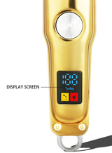 Portable Gold Hair trimmer with LED Display V-290