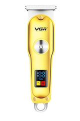 Portable Gold Hair trimmer with LED Display V-290