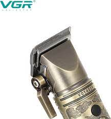 Full Metal Gold Hair Clipper with LED Display V-697