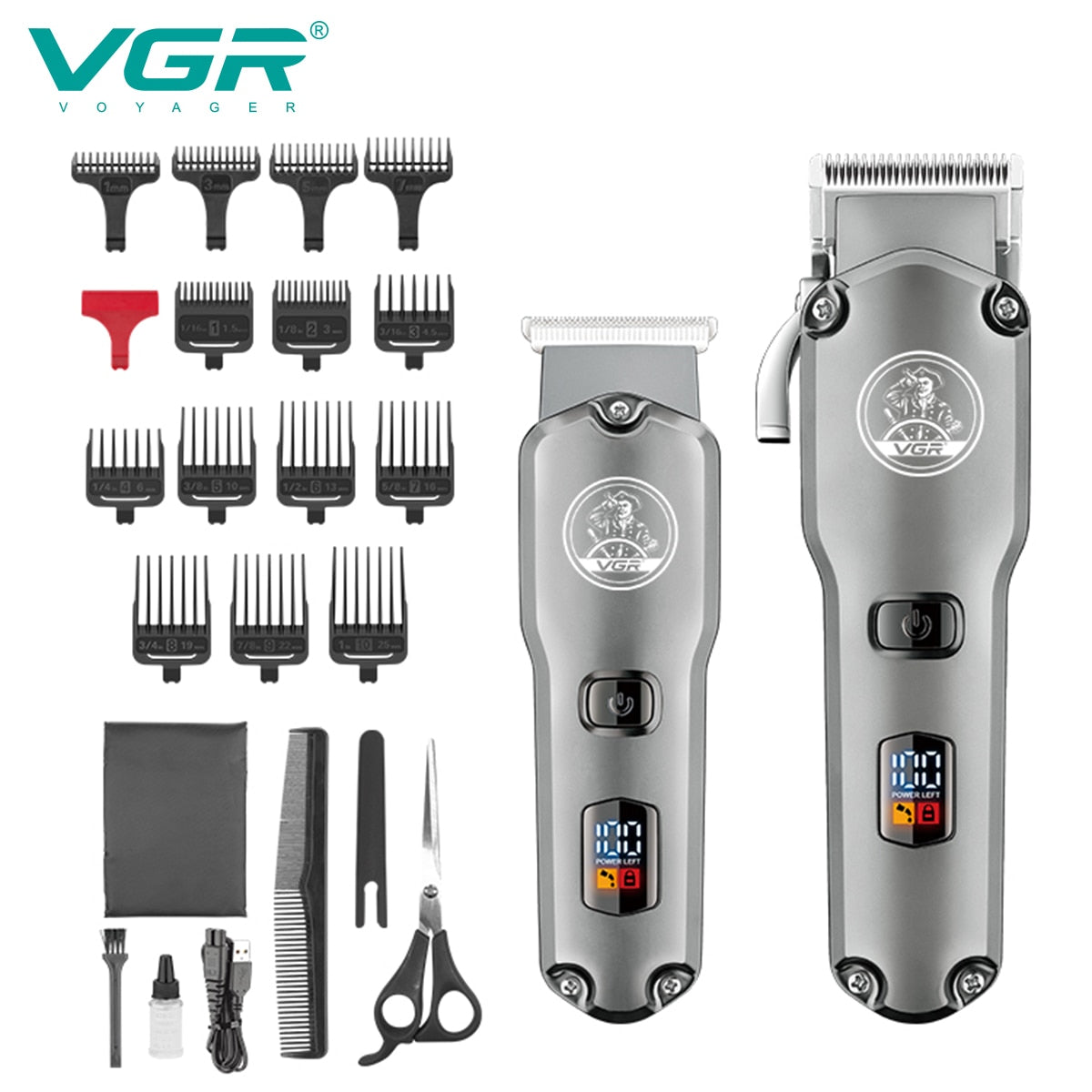 2 In 1 Metal Haircutting Kit V-675