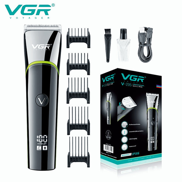 Professional Rechargeable Metal Hair Clipper V-295