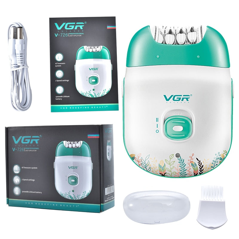 Rechargeable Electric Epilator Shaver V-726