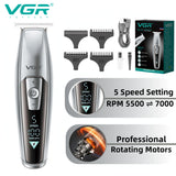 Professional 5 Speed Salon Cordless Hair Trimmer V-970